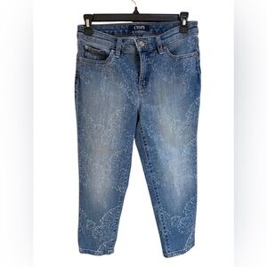CHAPS Women’s MADDEN CAPRI Jeans - Size 4 Petite (4P)